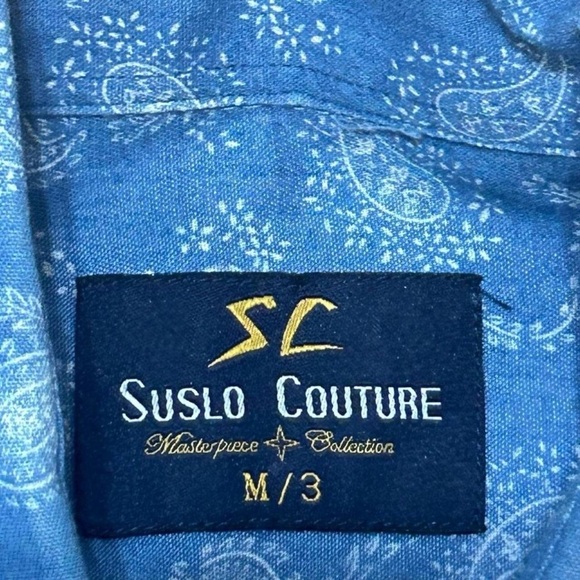Suslo Couture Long Sleeves Button Down Shirt - Picture 4 of 8